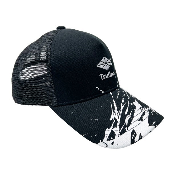 メッシュキャップ 【暑さ対策/日焼け対策】(ブラック)